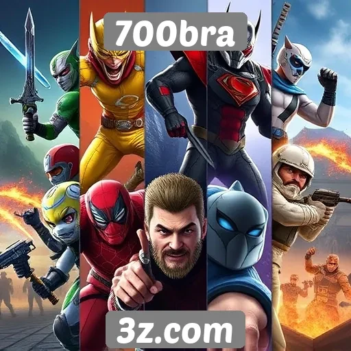 Comparação entre jogos disponíveis no 700bra