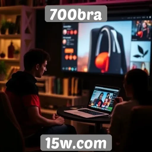 Overview das principais categorias do site 700bra